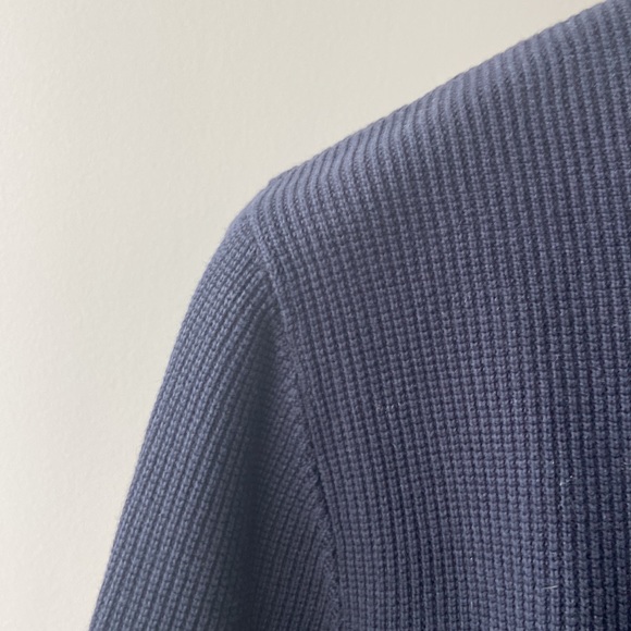 COS Dark Blue Long Sleeve Sweater in Cotton - Picture 4 of 6